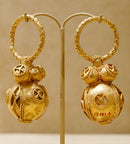 Brinco Pérola Shell 8 mm Banhado a Ouro 18K