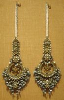 Brinco Pérola Shell 10 mm Banhado a Ouro 18K