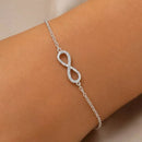 Pulseira Infinito Cravejado com Zircônias