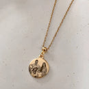 Colar Elo Português com Medalha Banhado a Ouro 18K