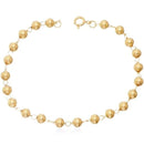 Pulseira Bolinhas Banhada a Ouro 18K